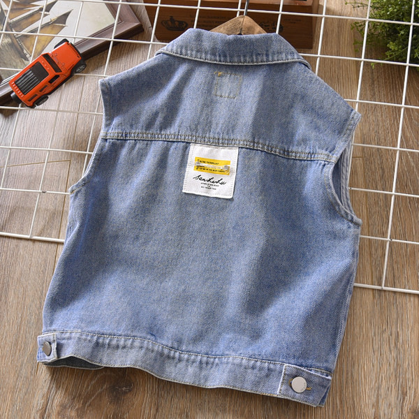 Laisvalaikio džinsinė liemenė berniukams