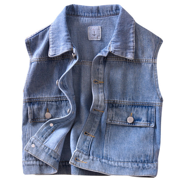 Laisvalaikio džinsinė liemenė berniukams