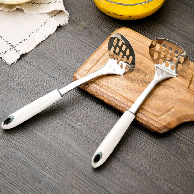 Bucătărie Essential din oțel inoxidabil Masina de cartofi Mâncare pentru copii Instrumente complementare Instrument pentru piure de fructe laminate