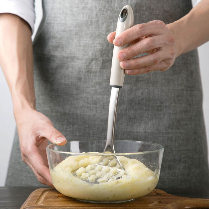 Bucătărie Essential din oțel inoxidabil Masina de cartofi Mâncare pentru copii Instrumente complementare Instrument pentru piure de fructe laminate