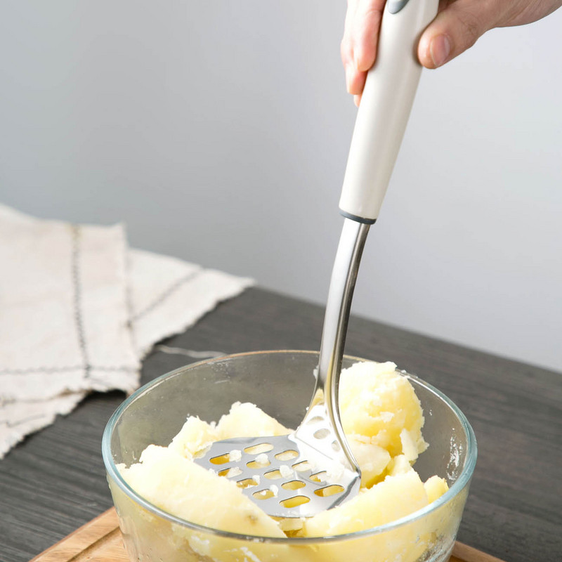 Bucătărie Essential din oțel inoxidabil Masina de cartofi Mâncare pentru copii Instrumente complementare Instrument pentru piure de fructe laminate