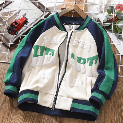 Detská bunda na každodenné nosenie s nápismi - pre chlapcov