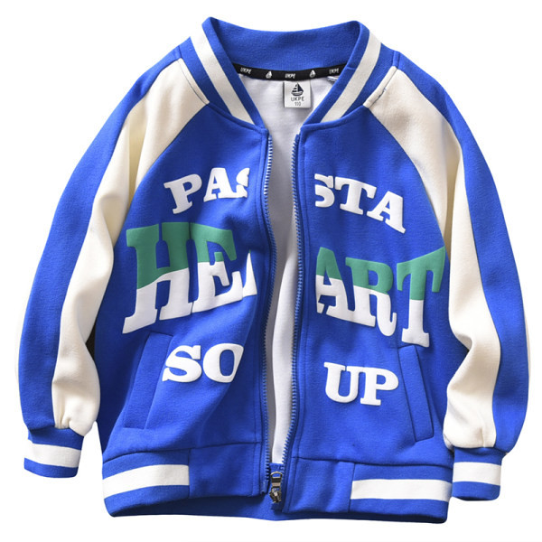 Detská bunda na každodenné nosenie s nápismi - pre chlapcov