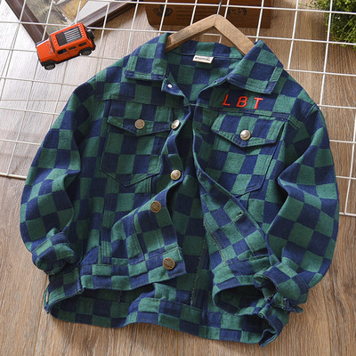 Ležerna dječja jakna za dječake - s vezom