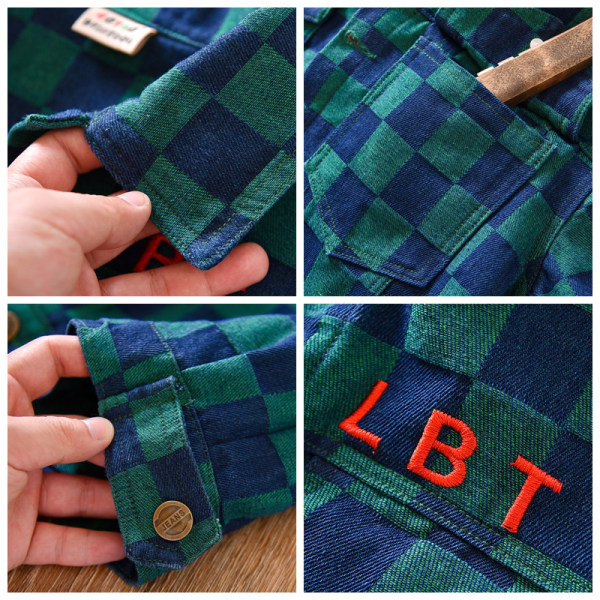 Ležerna dječja jakna za dječake - s vezom