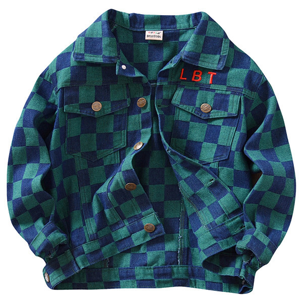 Ležerna dječja jakna za dječake - s vezom