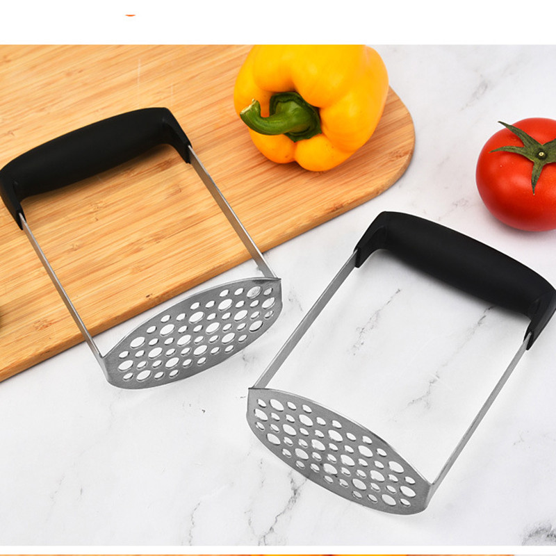 Nerūdijančio plieno virtuvės prietaisų priedai, bulvių košės, spaustų bulvių košės vaisių ir daržovių įrankiai