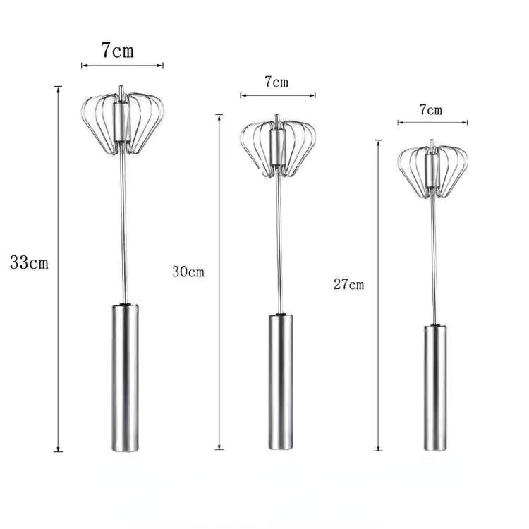 Kiaušinių maišymo įrankis Pusiau automatinis nerūdijančio plieno kiaušinių plaktuvas Buitinis mini rankinis grietinėlės plakiklis Sulaužykite kiaušinių plaktuvą