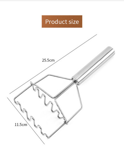 Aparat za kuhanje krumpira od nehrđajućeg čelika Gnječilica za voće Preša za povrće Kuhinjski pribor Sokovnik Aparat za prešanje Multifunkcionalni kuhinjski alati