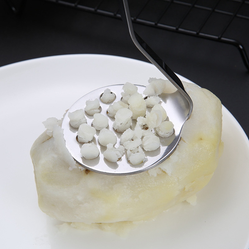 Mașină de zdrobire de cartofi din oțel inoxidabil, piure pentru piure de usturoi, pentru legume, fructe, instrument de presiune manuală, accesorii de bucătărie