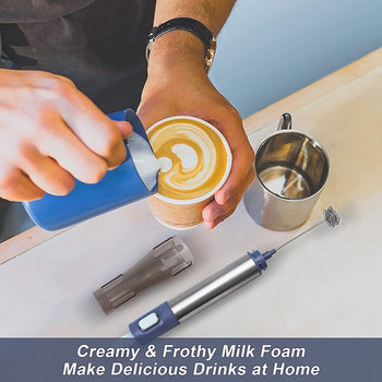 Αφροποιητής γάλακτος LUDA για καφέ, Αφροποιητής γάλακτος και βραστήρας, Αφροποιητής γάλακτος χειρός, παρασκευαστής αφρού χειρός