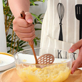 Presă de nămol îngroșată din oțel inoxidabil Presă de cartofi de uz casnic Supliment alimentar pentru bebeluși Mașină de presare manuală pentru a face instrument de zdrobire de cartofi