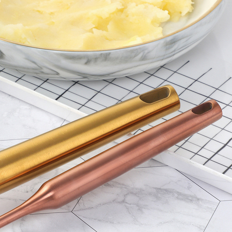 Presă de nămol îngroșată din oțel inoxidabil Presă de cartofi de uz casnic Supliment alimentar pentru bebeluși Mașină de presare manuală pentru a face instrument de zdrobire de cartofi