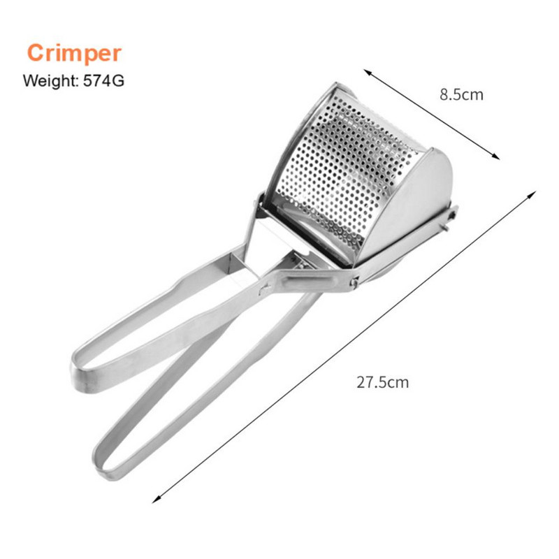 Nerūdijančio plieno bulvių trintuvas vaisių daržovių preso spaudimo svirtis Bulvių grūstuvės virtuvės įrankiai namų apyvokos gaminiai didmeninė prekyba