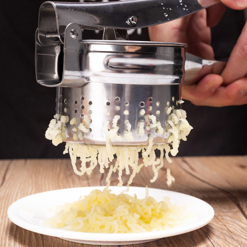 Storcator de cartofi din oțel inoxidabil Presă de fructe și legume Storcător de zdrobire Storcator de ustensile de bucătărie de uz casnic