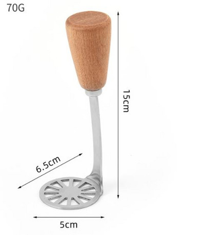 Masina de piure de cartofi din oțel inoxidabil cu mâner anti-alunecare, mașina de zdrobire de cartofi, unelte de bucătărie pentru piure, pentru mâna de piure de cartofi, legume și