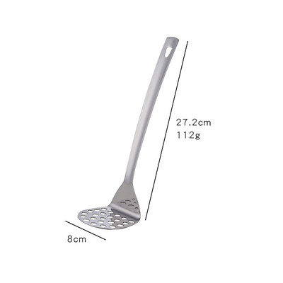 1PC Oțel inoxidabil multifuncțional de mână zdrobitor neted de cartofi Ricer Presă de fructe Concasor Meatball Maker Instrument de gătit stors