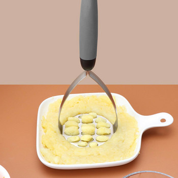 Ανοξείδωτος χάλυβας πατάτας πατάτας πουρές πουρές Ricer Juice maker Potato Pusher Λείος πουρέ πατάτας Θραυστήρας φρούτων Εργαλεία κουζίνας