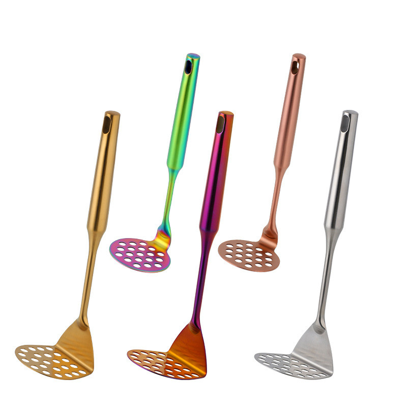 Oțel inoxidabil piure neted de cartofi, fructe, cartofi, zdrobitor pentru legume, presă, concasor, instrument de bucătărie, dropshipping