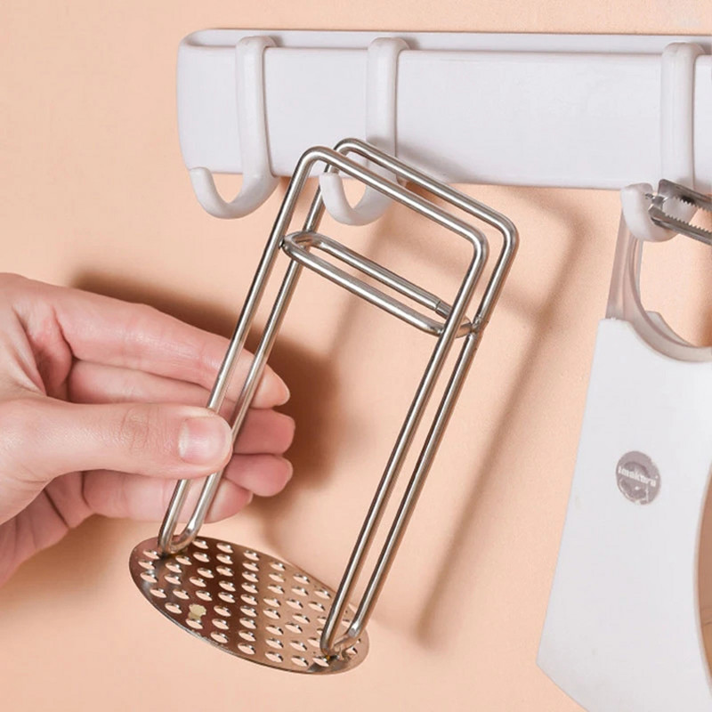 Mașină de zdrobire de cartofi din oțel inoxidabil Mașină de zdrobire de usturoi de uz casnic Unelte de gătit Articole și accesorii de bucătărie Accesorii de bucătărie