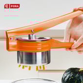 Bulvių grūstuvas, nerūdijančio plieno bulvių trintuvas, 3 spaudimo purvo tinkleliai gali būti pakeisti, bulvių, morkų, daržovių sulčiaspaudės virtuvės įrankiams