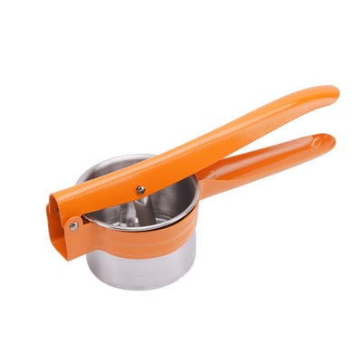 Bulvių grūstuvas, nerūdijančio plieno bulvių trintuvas, 3 spaudimo purvo tinkleliai gali būti pakeisti, bulvių, morkų, daržovių sulčiaspaudės virtuvės įrankiams