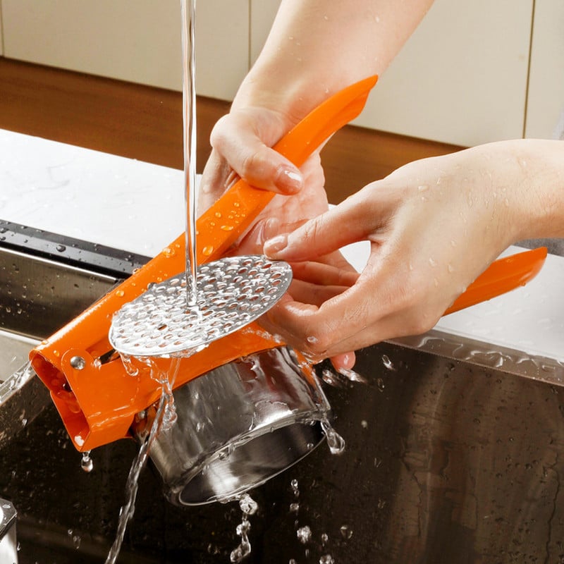 Bulvių grūstuvas, nerūdijančio plieno bulvių trintuvas, 3 spaudimo purvo tinkleliai gali būti pakeisti, bulvių, morkų, daržovių sulčiaspaudės virtuvės įrankiams