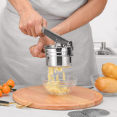 Storcator de cartofi din oțel inoxidabil 430 Storcator manual de lămâie Storcator de morcovi Accesorii de bucătărie multifuncțională pentru fructe și legume