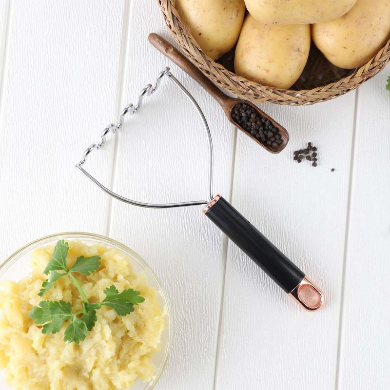 Alati za gnječenje krumpira valovitog oblika od nehrđajućeg čelika Kuhinjski rezač voća i povrća Drobilica Restoran Kuhinjski pribor Alati