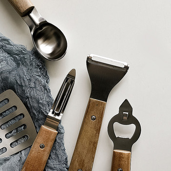Εργαλεία κουζίνας από ανοξείδωτο χάλυβα Πρέσσα πατάτας Αποφλοιωτής λάσπης Ανοιχτήρι δοχείων παγωτού Σετ αξεσουάρ κουζίνας Σετ κουζίνας