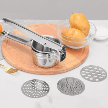 Potato Ricer από ανοξείδωτο χάλυβα Potato Masher Heavy Duty Potato Ricer Masher for Baby Food Αποχυμωτής φρούτων λαχανικών