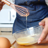 Kézi Ergonomikus Keverő Rozsdamentes Acél Nordic Style Hordozható Tojás Habverő Főzés Kézi Mixer Keverő Nyeles Tejszín Habverővel