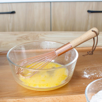 Χειροκίνητος εργονομικός αναδευτήρας από ανοξείδωτο χάλυβα σκανδιναβικού στυλ Φορητό Μίξερ αυγών μαγειρικής ανάμειξης με σύρμα κρέμας