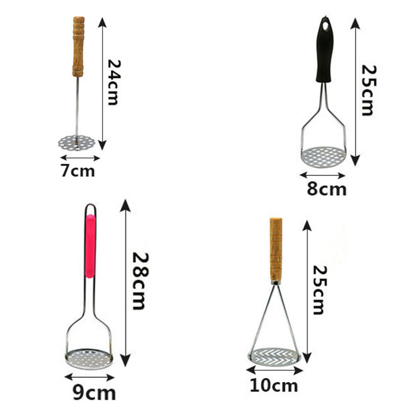 Többfunkciós konyhai kiegészítők rozsdamentes acél burgonyanyomók rizsgépek fokhagymanyomó burgonya iszap nyomás gyümölcs zöldség szerszámok