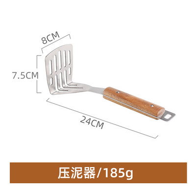 Gnječilica za krumpir gnječilica od nehrđajućeg čelika žlica za mesne okruglice pod pritiskom pire krumpir gnječenje u kućanstvu kuhinjski alat kuhinjski set posuđe