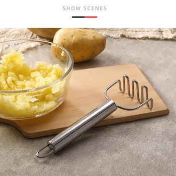 Press Crusher Potato Masher από ανοξείδωτο χάλυβα Vegetable Ginger Squeezer Masher Ricer Αξεσουάρ χειρός Ginger Mincer Εργαλεία