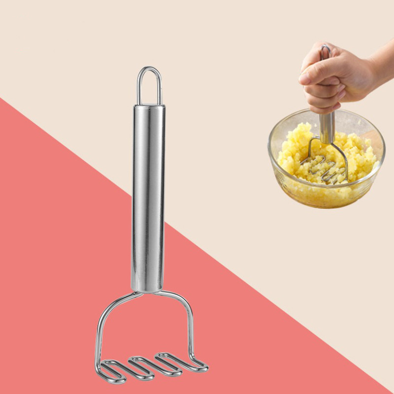 Presă zdrobitor mașină de zdrobire de cartofi Storcator de legume și ghimbir din oțel inoxidabil Accesorii pentru tocat ghimbir de mână Instrumente de tocat ghimbir