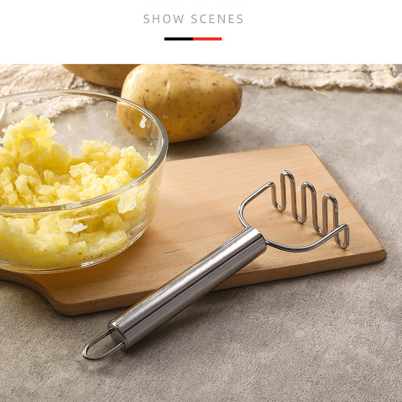 Presă zdrobitor mașină de zdrobire de cartofi Storcator de legume și ghimbir din oțel inoxidabil Accesorii pentru tocat ghimbir de mână Instrumente de tocat ghimbir