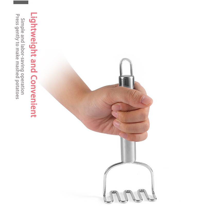 Presă zdrobitor mașină de zdrobire de cartofi Storcator de legume și ghimbir din oțel inoxidabil Accesorii pentru tocat ghimbir de mână Instrumente de tocat ghimbir