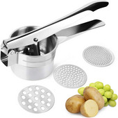 3 cserélhető versenytárcsa burgonya-zöldség- és gyümölcstörő Élelmiszertörő rozsdamentes acéltörőt készít