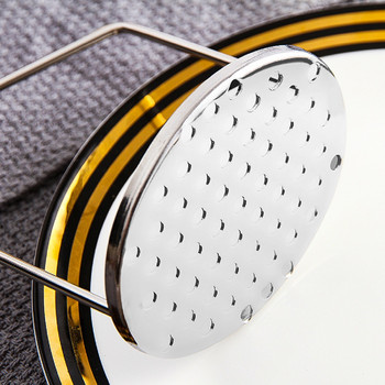 Εργαλεία κουζίνας με πίεση πατάτας από ανοξείδωτο χάλυβα SIMMY Creative κυματιστός στρογγυλός χάλυβας