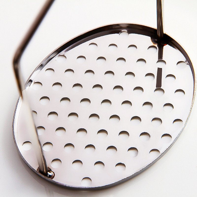 SIMMY kreatív rozsdamentes acél burgonyanyomógép Hullámos kerek acél burgonyanyomó konyhai eszközök