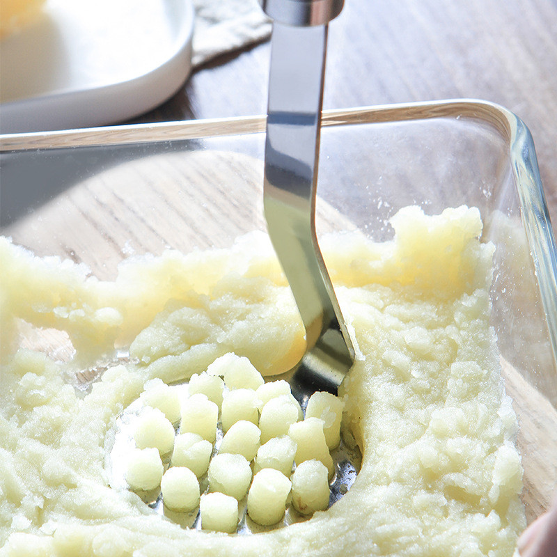 Gnječilica za krumpir Višenamjenska ručna gnječilica za krumpir dodaci gnječilica od poroznog nehrđajućeg čelika kuhinjski pribor sjeckalica za hranu