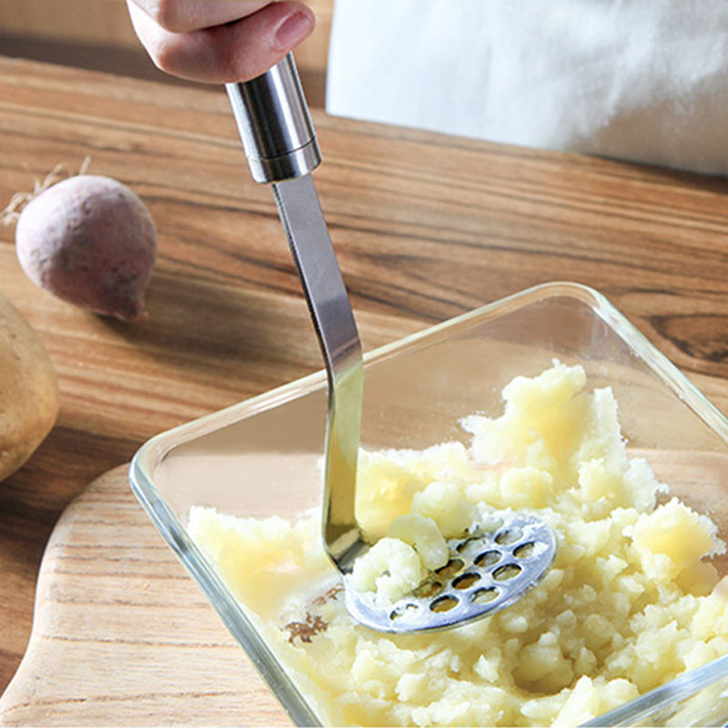 Gnječilica za krumpir Višenamjenska ručna gnječilica za krumpir dodaci gnječilica od poroznog nehrđajućeg čelika kuhinjski pribor sjeckalica za hranu
