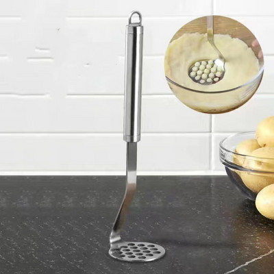 Nerūdijančio plieno bulvių spaudimo purvo bulvių košės presavimo įrankiai Tvirti nerūdijančio plieno bulvių grūstuvės bulvių spaudimo įrankiai