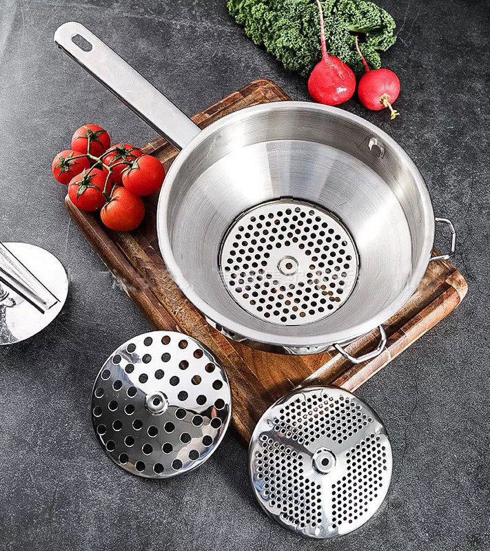 NOU zdrobitor de cartofi, dovleac, din oțel inoxidabil, pentru piure de legume, instrument de presare, râșniță, piure de alimente, unelte de bucătărie, accesorii
