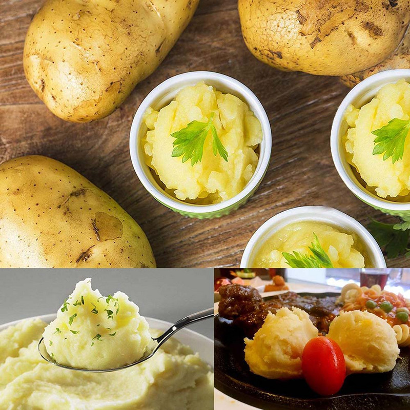 Nerūdijančio plieno bulvių trintuvas su rankena Vaisių daržovių spaudimo sulčiaspaudė Smulkintuvas Smulkintuvas Buitiniai virtuvės maisto gaminimo įrankiai