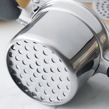 Potato Masher Ricer Press Πουρέ πατάτας από ανοξείδωτο χάλυβα Θρυμματισμός πατάτας πουρέ φρούτων λαχανικών αποχυμωτής Εργαλείο παρασκευής πρέσας