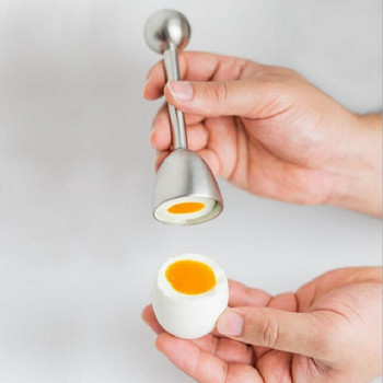 Отварачка за яйца от неръждаема стомана 304, отварачка за черупки, резачка за черупки