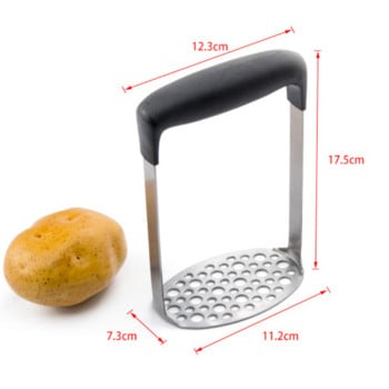 Potato Masher Pumpkin Mashed Purple Potato Masher Εγχειρίδιο Yam Masher από ανοξείδωτο ατσάλι Φρούτα λαχανικά Αξεσουάρ κουζίνας